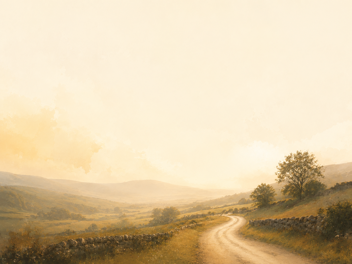 Abstract landscape premium artwork