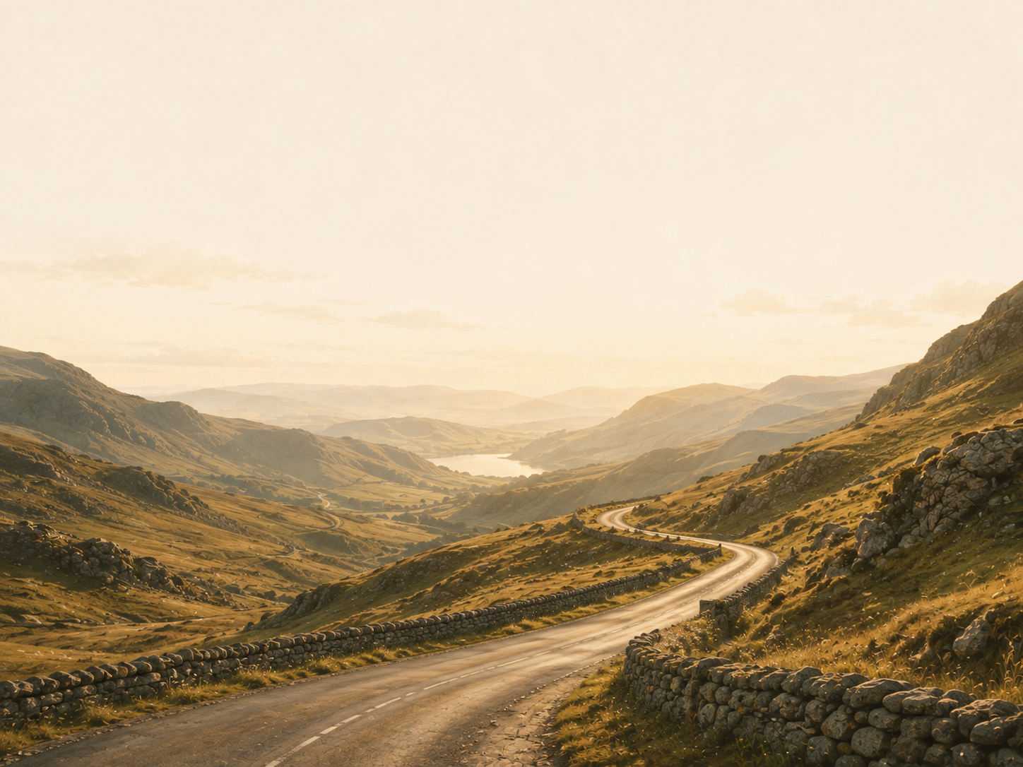 Mountain pass premium artwork